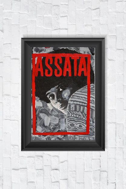 "Assata Shakur" Canvas Print