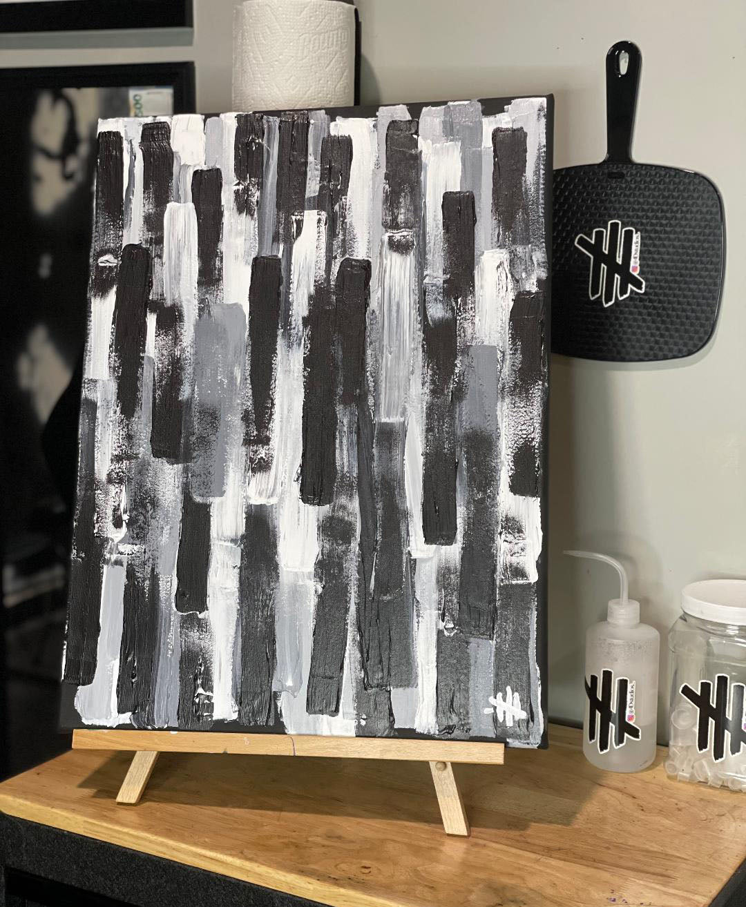 "Noir" Canvas Original